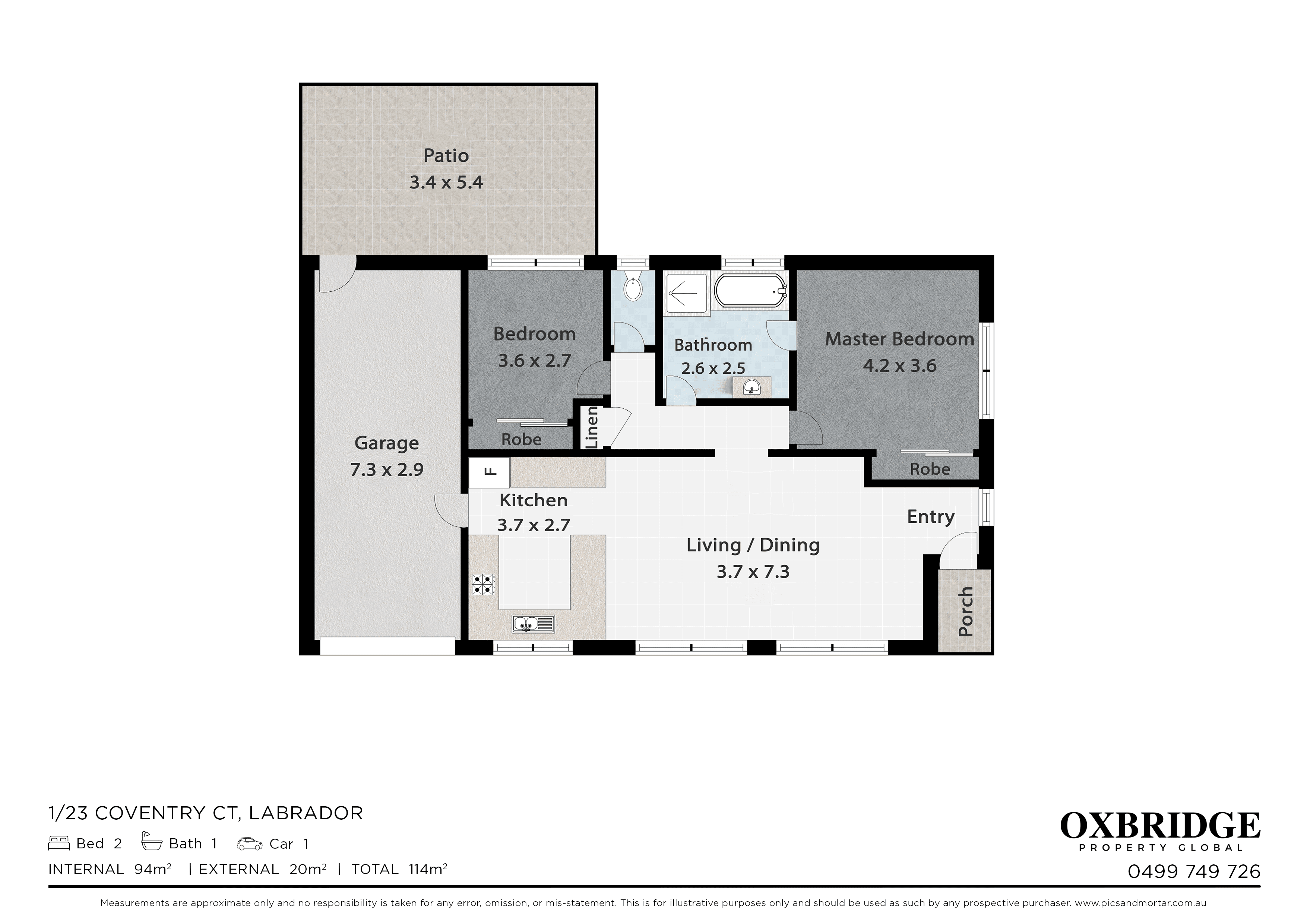 1/23 Coventry Court, LABRADOR, QLD 4215