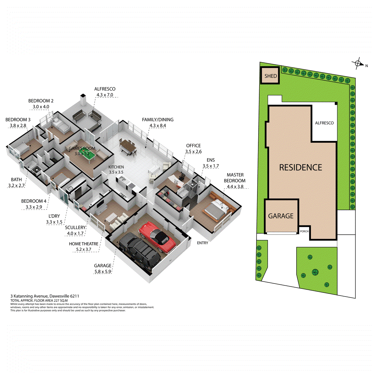 3 Katanning Avenue, DAWESVILLE, WA 6211