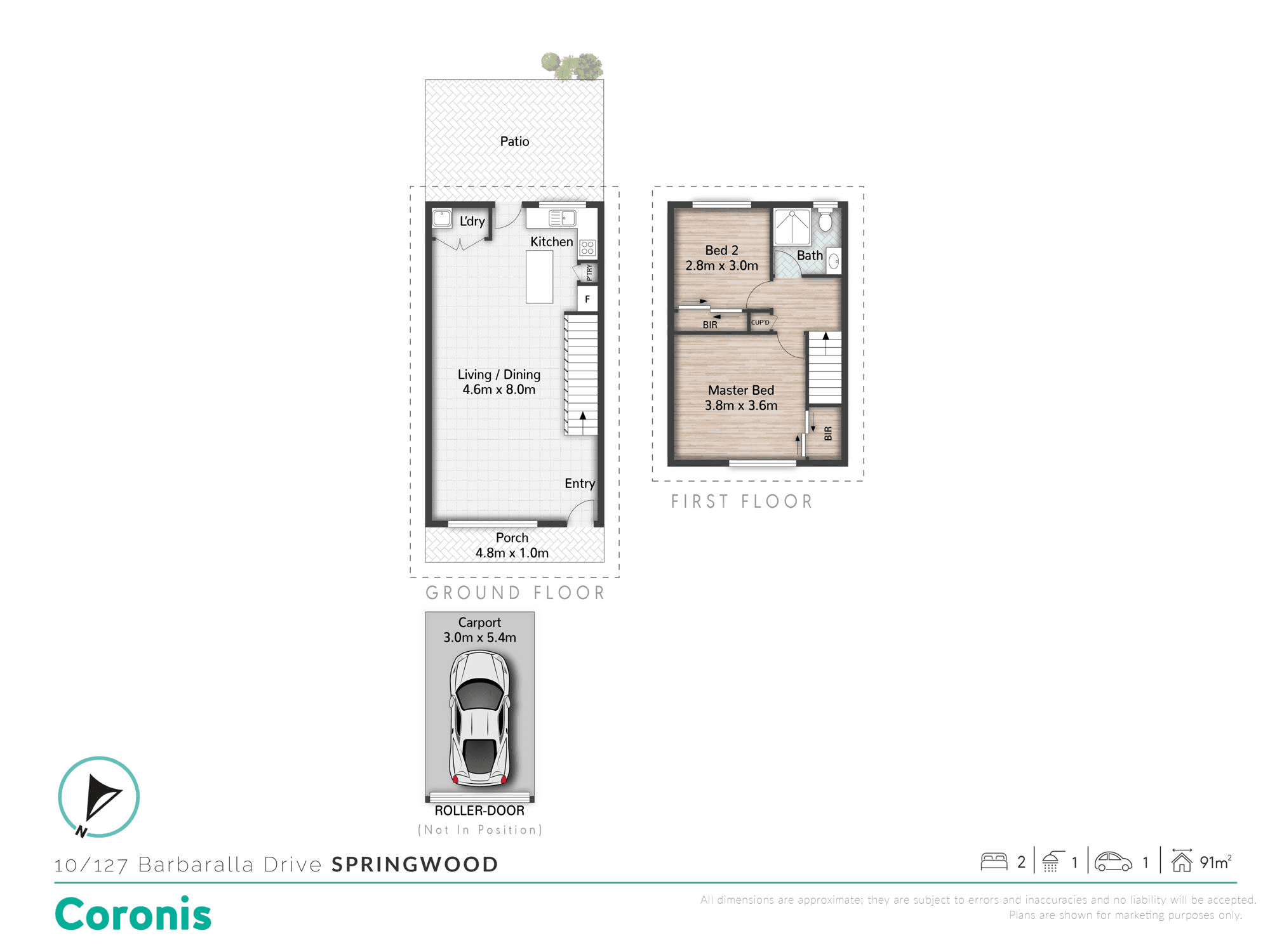 10/127 Barbaralla Drive, SPRINGWOOD, QLD 4127